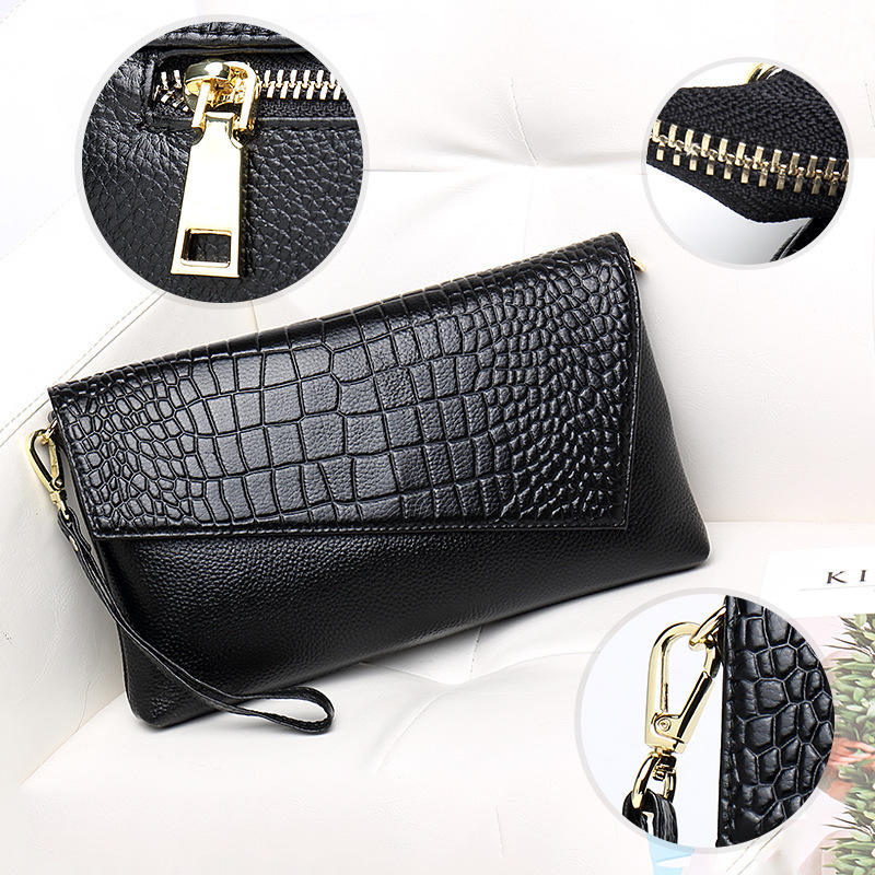 Pochette Donna In Pelle PU - Borsetta A Tracolla Crossbody Elegante Per Serate E Occasioni Speciali - Foto 3