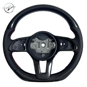 Volant de voiture personnalisé en cuir classique et fibre de carbone <span class=keywords><strong>YZ</strong></span> pour Sprinter W907 GLA GLC W177 W205 C257 W213 W463 H247 CLS - Product Image 1
