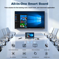 Pantalla UHD de 55, 65 y 75 pulgadas, tablero de aula inteligente Digital para estudiantes, Android, tablero interactivo 4k con cámara