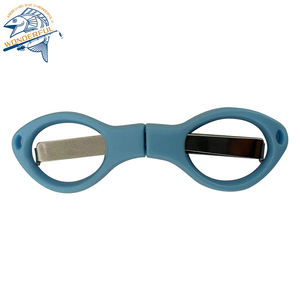 素晴らしい2025クリスマスファクトリーアウトレットポケットフィッシングブレードはさみ折りたたみメガネ型はさみ釣りツール - Product Image 4