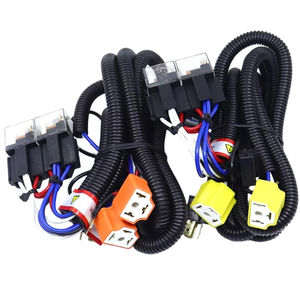 Harness Kabel Peningkat Lampu Depan Mobil 12V 24V 2-Lampu 4-Lampu Modifikasi Perangkat Pencerah - Product Image 5