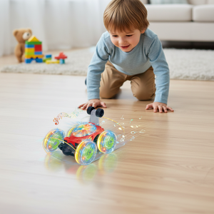 Camion Telecomandato AJB 27M Hz a 4 Canali con Luci <span class=keywords><strong>e</strong></span> Musica, Rotazione a 360 Gradi, Auto Telecomandata per Bambini - Product Image 4