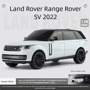 Chokha Vesh <b>Range</b>-<b>Rover</b> Autobiography SV Special Edition Metal Diecast 1:24 Scale Friction Luxury SUV Collectible Model Premium - Product Image 3