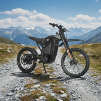 Moto électrique tout-terrain SHANSU SS6.0 3000W 72V 36Ah avec batterie 21700 pour des trajets prolongés