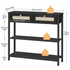 Vente en gros Table console avec rangement Table de canapé étroite avec tiroir Table d'entrée pour le salon et le couloir