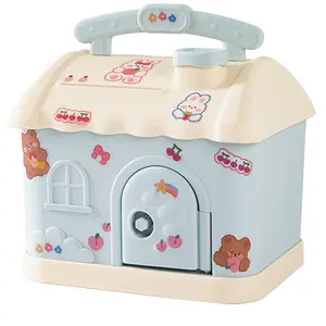 MEIYAN Design plastica Pvc materiale salvadanai a forma di animale per bambini promozionali amore salvadanaio in plastica a forma di maiale per regalo