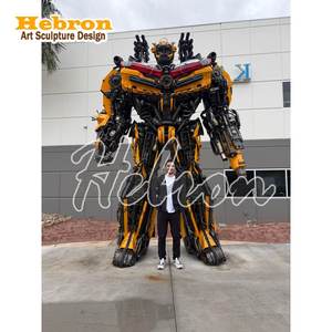 Sculpture Optimus Prime en métal pour l'aménagement extérieur, sculpture de robot en fer, sculpture Transformers, sculpture de robot <span class=keywords><strong>Megatron</strong></span> <span class=keywords><strong>Transformer</strong></span> - Product Image 3