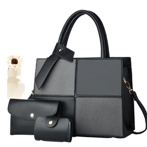 Women's Simple Fashion Small <b>Square</b> Shoulder Messenger Bag Design Stitching Zipper Closure New Texture Luxury Handbags - Product Image 1