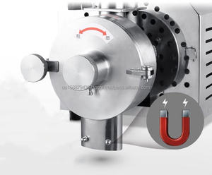 Machine de fraisage de poudre d'écrous de grain sec de petit moteur électrique professionnel capacité 20-40 KG/H garantie de 1 an pour - Product Image 2