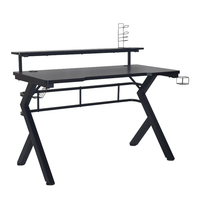 Bureau d'ordinateur sur pied, bureau, bureau, table d'étude, bureau de jeu avec lumières rvb, nouveau, grands Lots