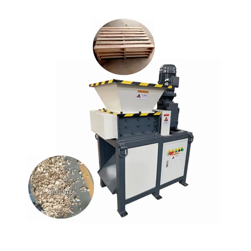 Máquina trituradora de madera de alta resistencia, trituradora de residuos médicos de césped Industrial