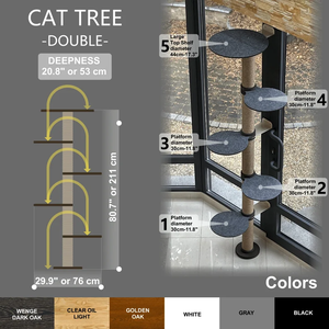 Torre de gato grande OEM ODM Muebles de gato de pared modernos para gatos grandes Juguete interactivo y de movimiento para mascotas - Product Image 4