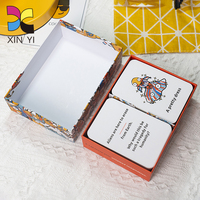 Jeu de cartes amusant pour enfants et adultes, jeu de cartes en papier, boîte de jeu de cartes