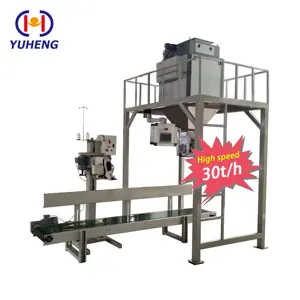 25kg 50kg 30 tph High Speed High Accuracy Servo Motor Driven Granule Packing Machine for Grain Biomass Particle Pet Food Feed