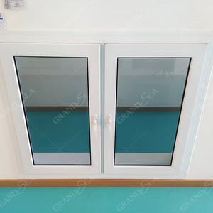 <span class=keywords><strong>Ventana</strong></span> Francesa Cuadrada de Aluminio con Rotura de Puente Térmico y Doble PVC, Estilo Americano, <span class=keywords><strong>120x120</strong></span>, para Baño, Venta al Por Mayor de Fábrica en Foshan - Product Image 5
