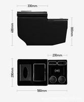 Accoudoir central en cuir de luxe spécialement conçu pour les modèles Vito W447 2014-2022 (V200/V250/V260/V300)