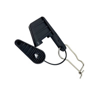 Klem Penahan Ujung D2.M, Klem Jangkar Plastik UV Reinforced, Klem Penahan Kabel Fiber Optik FTTH Overhead