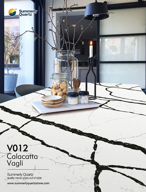 Calacatta Artificial Stone Durable Stylish Countertops