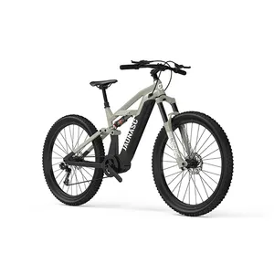 KUAKE popular Bafang M600 500W 27,5 pulgadas Mid Drive FOX horquilla de suspensión completa <span class=keywords><strong>bicicleta</strong></span> eléctrica <span class=keywords><strong>bicicleta</strong></span> de <span class=keywords><strong>montaña</strong></span> e - Product Image 1