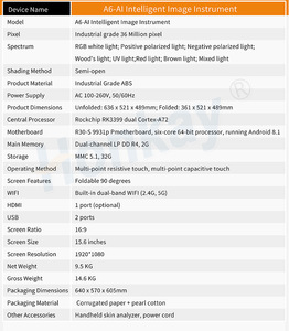 Prix usine testeur d'huile de peau automatique 8 imagerie spectrale 36 millions de pixels HD 3d analyseur de peau Machine - Product Image 5