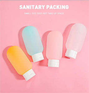 Wholesale Set of 3pcs Travel 60ML Refillable Cosmetic Containers <b>Mini</b> Squeeze <b>Bottles</b> for Toiletries Shampoo and Conditioner - Product Image 6