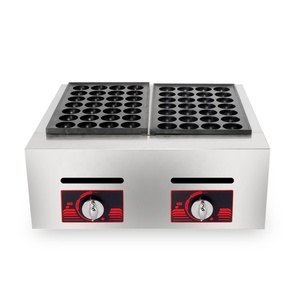 จานคู่,เครื่องทำทาโกะยากิแก๊สญี่ปุ่นอุปกรณ์ลูกชิ้นปลา - Product Image 2