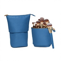 Sac de maquillage de voyage tendance, sac cosmétique personnalisable, organiseur de maquillage portable pour pinceaux de maquillage