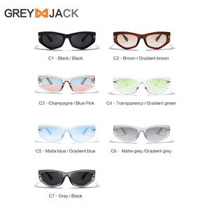 Gafas de Sol Greyjack Cat Eye, Montura TR90, Protección UV400, Unisex, Lentes Marrones TAC Tipo 3 - Product Image 5