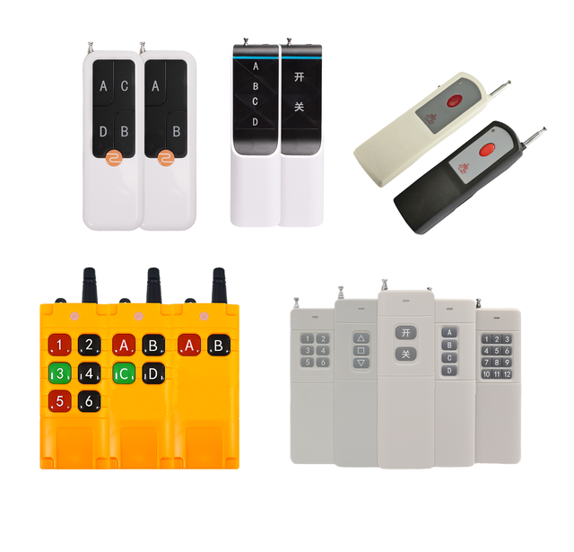 Long Range 433Mhz RF Wireless Remote Control Switch for Garage Home Drone Door Applications Automatic 5Km RF Remote