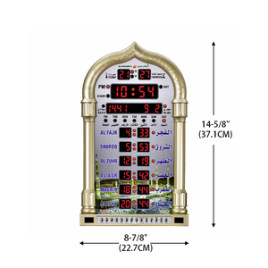 Home Living Room Modern Plastic Big Large Horloge Harameen <strong>Al</strong> Harameen Alfajr Islamic Azan Prayer Analog Orologio Wall <strong>Clock</strong>