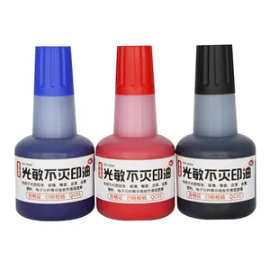 Hot Sale Indestructible Fingerprint Ink Manufacturer Flash Stamp Refill Ink 40ml