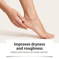 Crème pour les mains et les pieds à 40% d'urée et 2% d'acide salicylique, hydratation intensive pour les peaux rugueuses et gercées