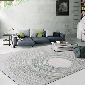 Alfombra Moderna de Lujo para Sala de Estar, Dormitorio, Sofá o Mesa de Centro, Rectangular, con Patrón Geométrico, Resistente a las Manchas - Product Image 3