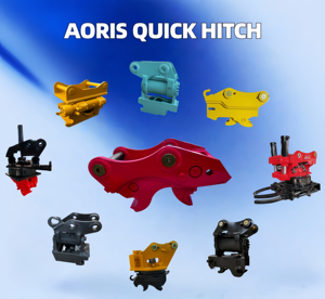 Attelage rapide hydraulique AORIS 90 degrés pivotant MS01 MS03 MS08 Powertilt pour excavatrices de 1 à 20 tonnes - Product Image 6