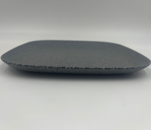 Juego de Platos de Melamina de Estilo Japonés, Color Gris Oscuro Pulido, Esquinas Redondeadas, Ecológicos, para el Hogar, Desayuno, Carne, Pasta y Otros Alimentos - Product Image 3