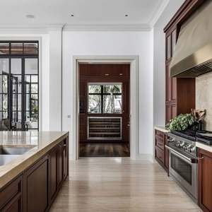 Gabinetes de Cocina Modernos de Lujo, Personalización Completa para el Hogar, Diseño Integrado para Villa o Apartamento, Acero Inoxidable, Cierre Suave, Almacenamiento Inteligente - Product Image 6