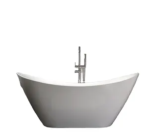 फ्री स्टैंडिंग इनडोर ऐक्रेलिक बाथटब आधुनिक मल्टीपल कलर बाथरूम भिगोने वाले व्हर्लपूल टब को अनुकूलित करें