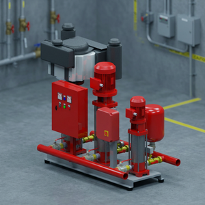 UEDJ 12 Bomba contra incendios eléctrica diésel de alta presión de acero inoxidable multietapa con garantía de 2 años para rociadores - Product Image 2