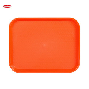 Commercial Stackable Food <b>Tray</b> – Non-Slip PP <b>Plastic</b> <b>Serving</b> <b>Tray</b>, Heavy Duty Restaurant Cafeteria Use - Product Image 5
