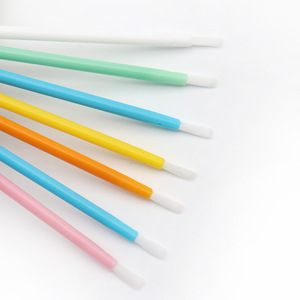 Nouveau bâtonnet applicateur de maquillage portable en nylon coloré jetable pour lèvres et ongles, avec manche en plastique de 9 cm - Product Image 5