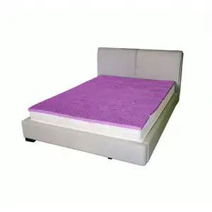 Free Sample Foldable TPE Rubber Purple Memory Foam Bed Mattress Topper Colchon OEKO-TEX mattress tape manufacturers