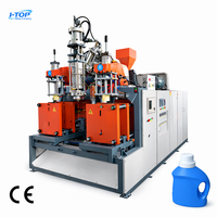 Machine de soufflage par extrusion semi-automatique à prix compétitif pour la fabrication de contenants de détergent et de bouteilles de liquide vaisselle en HDPE/PP