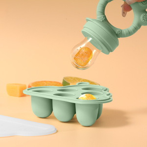 Set de Alimentación Portátil y Ecológico para Bebés, con Tapa de Silicona de Grado Alimenticio, Libre de BPA, Bandeja para Congelar Leche Materna, Chupete y <span class=keywords><strong>6</strong></span> Accesorios - Product Image 3