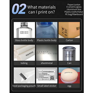 2025 imprimantes de cartes multifonctions de 12.7mm imprimante de cartes d'identité en plastique machine à timbre de date d'expiration mini imprimante à jet d'encre portative - Product Image 2