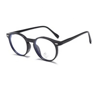 Montures de lunettes vintage en acétate, montures de lunettes optiques rondes, mode rétro pour hommes et femmes