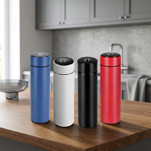 Termo Inteligente de Acero Inoxidable de Diseño Moderno Premium de 500 ml, Botella de Agua con Aislamiento al Vacío y Pantalla LED de Temperatura, Mantiene el Calor de 12 a 24 Horas - Product Image 1