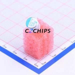 APSF160ELL271MH08S Solid Capacitor Through hole Component (THT),D8xL8mm 270uF 20% 16V 5A100kHz - Product Image 1