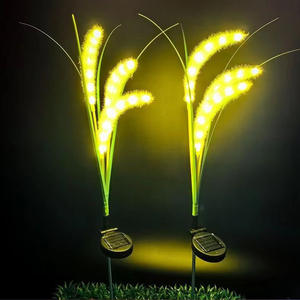 Lámpara <span class=keywords><strong>Solar</strong></span> LED para Exteriores, Impermeable, con Simulación de Setaria Viridis, Lámpara Decorativa para Jardín y Césped - Product Image 2