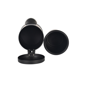 Poubelle de rangement en acier inoxydable noir de bonne qualité avec pédale pour les chambres d'hôtel - Product Image 2