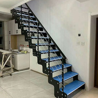 Escalier intérieur de haute qualité, design moderne, marches flottantes, escalier droit flottant pour maison moderne